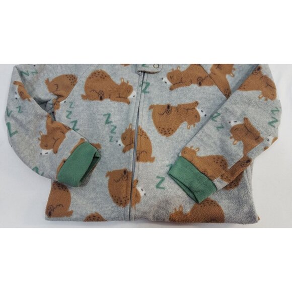 Carters Just One You Footed Pajamas 2T Lot of 3 Moose Red Plaid Sleeper - Picture 12 of 16